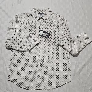 English Laundry Dark Olive and White Shirt